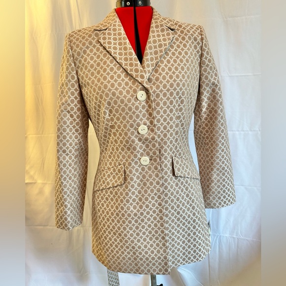 Le Suit Petite Button Trench Jacket Size 12 P NWT - Picture 3 of 11